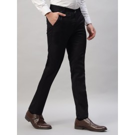Men's Black Formal Trousers