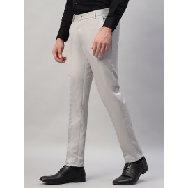 Men's Grey Formal Trousers