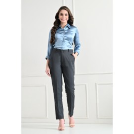 Aarize Women's Grey Formal Pants