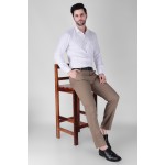Abheri Men's Brown Trouser