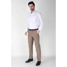 Abheri Men's Brown Trouser