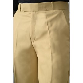 Abheri Men's Classic Camel Formal Trouser