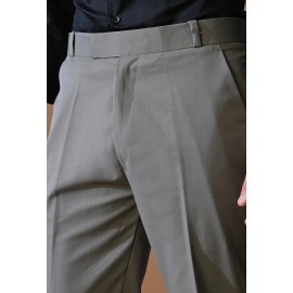 Almark Men's Slim Fit Elephant Grey Trouser