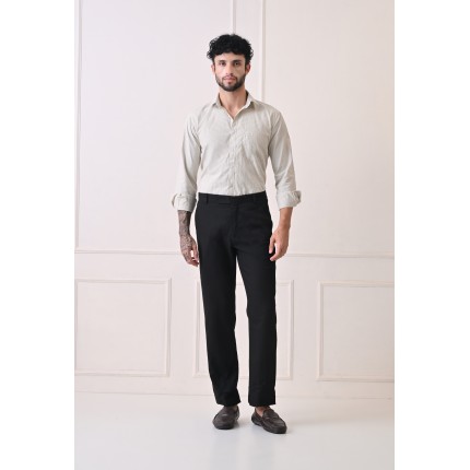 Almark Men's Slim Fit Fone Color Cotton Small Check Shirt
