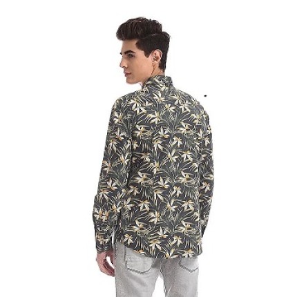 Verus Men's Leaf Print Shirts
