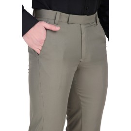 Verus Men's Regular Fit Green Trousers
