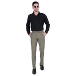 Verus Men's Regular Fit Green Trousers