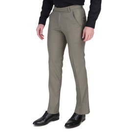 Verus Men's Regular Fit Green Trousers