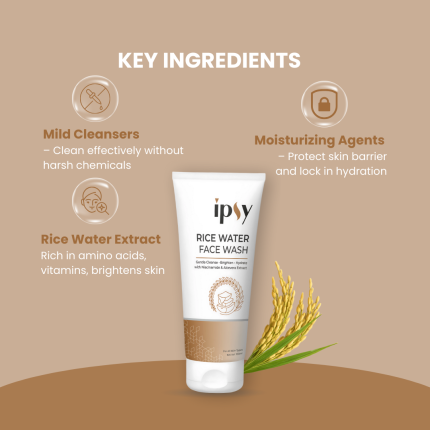 Ipsy Rice water Face Wash 100ml