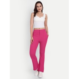 Ursa Women's Pink Pants Palazzos
