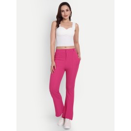 Ursa Women's Pink Pants Palazzos