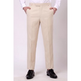 Verus Men's Classic Beige Premium Lycra Trouser