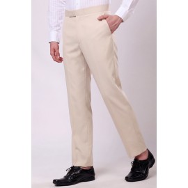 Verus Men's Classic Beige Premium Lycra Trouser